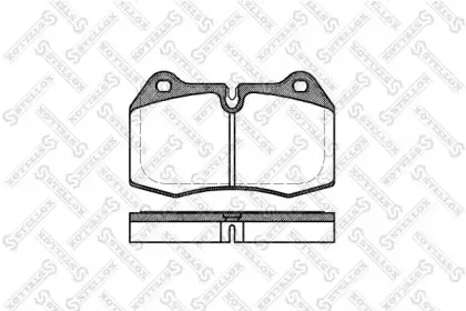 Комплект тормозных колодок, дисковый тормоз STELLOX купить
